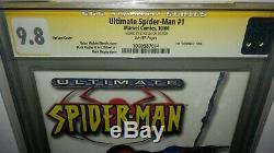 Ultimate Spider-Man #1 (White Variant) cgc 9.8 wp ss signed by Stan Lee HOT