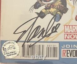Uncanny Avengers #1 Skottie Young Variant Edition Signed by Stan Lee with COA