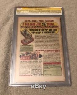 Uncanny X-Men (1963 1st Series) #1 CGC 1.8 SS Signed by Stan Lee