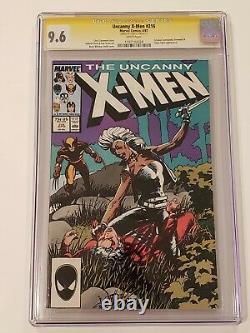 Uncanny X-Men #216 CGC 9.6 Chris Claremont Story Stan Lee Signed! 1987