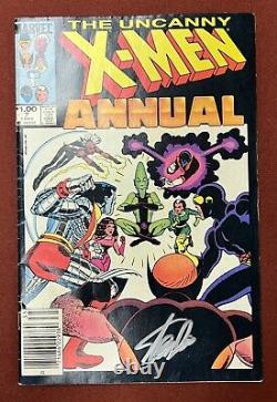 Uncanny X-Men Annual #7 Signed by Stan Lee in Silver with COA! Marvel Comics! 1983