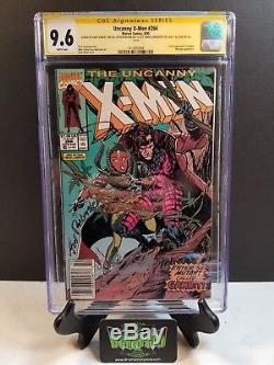 Uncanny X-men #266 Cgc Ss 9.6 5x Signed Stan Lee Jim Lee Claremont 1st Gambit