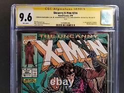 Uncanny X-men #266 Cgc Ss 9.6 5x Signed Stan Lee Jim Lee Claremont 1st Gambit