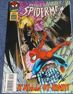 Untold Tales Spider-man #1 & 2signed Stan Leeolliffesaviuk1995marvel Comics