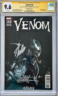 Venom #150 CGC 9.6 Variant SS Signed 2x Stan Lee & Gabriele Dell'Otto RARE