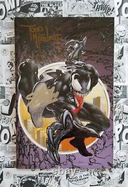 Venom First Host #1 Nycc Virgin Variant Signed By Crain Mcfarlane & Stan Lee