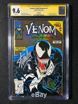 Venom Lethal Protector #1 CGC 9.6 SS (1993) Gold Edition Signed by Stan Lee