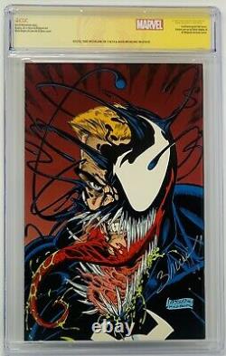 Venom Lethal Protector #1 CGC 9.8 Signed 6X Stan Lee Michelin McFarlane Bagley