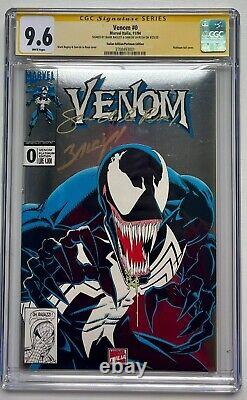 Venom Lethal Protector LOT #1 0 CGC SS 9.6 Signed by Stan Lee & Bagley + RED HOT
