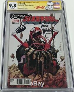 Venomized Deadpool #28 Variant Signed by Stan Lee & Todd McFarlane CGC 9.8 SS