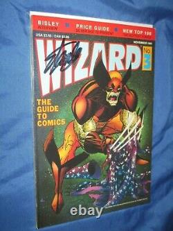 WIZARD MAGAZINE #3 Signed Comic by Stan Lee withCOA WOLVERINE 1991