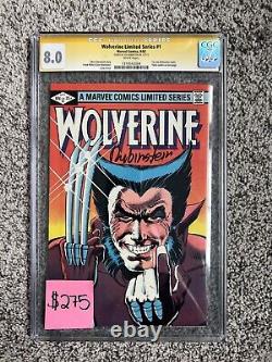 WOLVERINE 1 Limited Series 1982 CGC 8.0 Signed by Rubinstein MARVEL COMICS