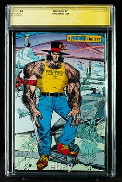 WOLVERINE #2 (Marvel 1988) CGC SS 9.4 NM Near Mint SIGNED by STAN LEE HTF