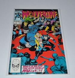 WOLVERINE #7 Signed STAN LEE Autographed Direct Market Issue GREY HULK