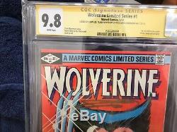 WOLVERINE LIMITED #1 SS CGC 9.8 3x SIGNED BY STAN LEE, Frank Miller & Claremont