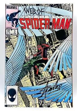 Web of Spider-Man #3 Marvel 1985 Signed By Stan Lee Excellent Condition Rare