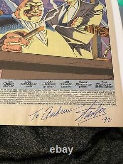 Web of Spiderman 86 Signed by Stan Lee ballpoint 92