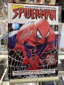 Wizard Spider-man Masterpiece Edition Signed Stan Lee 3/50. WOW! NM
