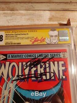 Wolverine #1 9.8 CGC Signed Stan Lee Miller Claremont Sketch by Joe Rubinstein
