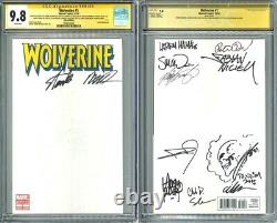 Wolverine 1 CGC 9.8 SS blank sketch signed Stan Lee, Frank Miller, Texeira, Hama