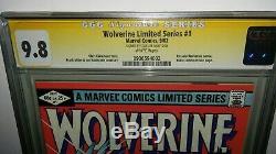 Wolverine 1 (Limited Series) cgc 9.8 wp ss Signed by Stan Lee HOT Collectible