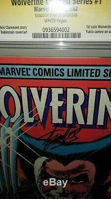 Wolverine 1 (Limited Series) cgc 9.8 wp ss Signed by Stan Lee HOT Collectible