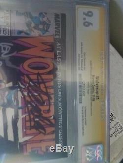 Wolverine #1 (Nov 1988, Marvel) CGC 9.6 signed by Stan Lee, Wein and Trimple