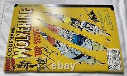 Wolverine #50 Die Cut Cover Dual Signed Stan Lee & Herb Trimpe 1991 NM+