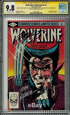 Wolverine Limited Series #1 CGC 9.8 Signed 6x STAN LEE FRANK MILLER Len Wein