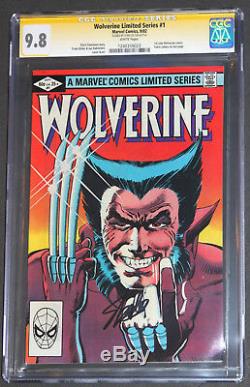 Wolverine Limited Series #1 Cgc Ss 9.8 Stan Lee Signed & White Pages Key Issue