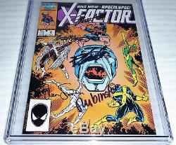 X-Factor #6 1st Appearance of Apocalypse CGC SS 6x Signed STAN LEE RUBINSTEIN