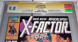 X-Factor #6 1st Appearance of Apocalypse CGC SS Signed STAN LEE 9.8 Sweet Book