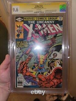 X-MEN #129 CGC 9.6 Signed Claremont & Stan Lee 1st WHITE QUEEN & KITTY PRYDE