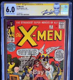 X-MEN #2 CGC SS 6.0 SIGNED BY STAN LEE! SCARCE MEGAKEY! Marvel 1963