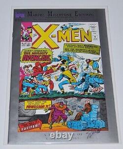 X-MEN # 9 MARVEL MILESTONE EDITION Signed STAN LEE Autographed