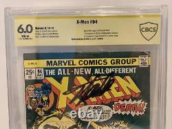 X-MEN #94 STAN LEE SIGNED CBCS 6.0 1975 MARVEL COMICS 2nd All New Team