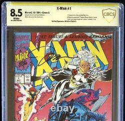 X-Men #1 (1991) CBCS 8.5 SIGNED by STAN LEE + JIM LEE! Beast Storm Comic