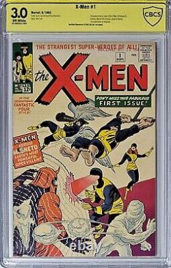 X-Men #1 CBCS 3.0 Marvel Comics 1963 Signed By Stan Lee Not CGC 1st X-Men App