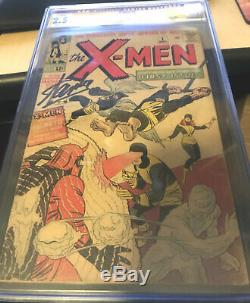 X-Men #1 CGC 2.5 Signed by Stan Lee First appearance Professor X Cyclops Beast