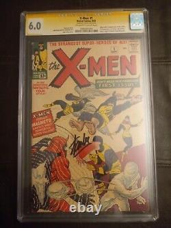 X-Men #1 Marvel 1963 CGC SS 6.0 1st App and of the X-Men Signed by Stan Lee