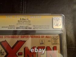 X-Men #1 Marvel 1963 CGC SS 6.0 1st App and of the X-Men Signed by Stan Lee