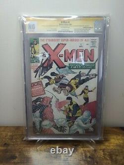 X-Men #1 Marvel Comics Comic Book 1963 CGC Signature No Grade NG Signed Stan Lee