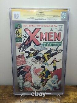 X-Men #1 Marvel Comics Comic Book 1963 CGC Signature No Grade NG Signed Stan Lee