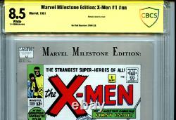X-Men #1 Marvel Milestone CBCS 8.5 Stan Lee Signed ASP 1991 Amricons SL1