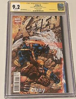 X-Men #1 SS CGC 9.2 2X SIGNED STAN LEE CLAREMONT 20th Anniversary Edition 2011