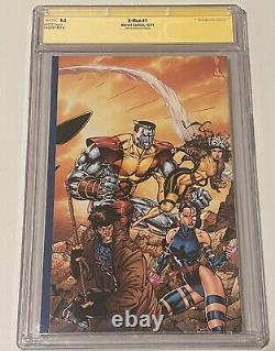 X-Men #1 SS CGC 9.2 2X SIGNED STAN LEE CLAREMONT 20th Anniversary Edition 2011