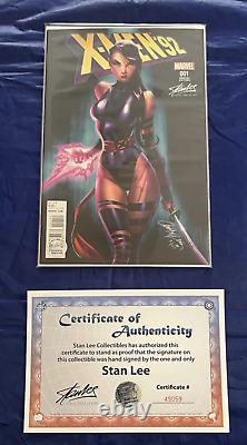 X-Men'92 #1 J. Scott Campbell Color Variant Signed by Stan Lee with COA! Marvel