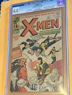 X-men #1 1963 Very Good 4.0 = 1st X-men, 1st Magneto & Signed By Jack Kirby