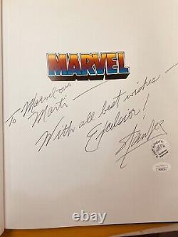 (signed) Inscribed Excelsior Stan Lee Five Fabulous Decades Marvel Hardbook Jsa