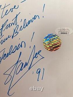 (signed) Inscribed Excelsior Stan Lee Five Fabulous Marvel Hardbook Jsa Loa (u)